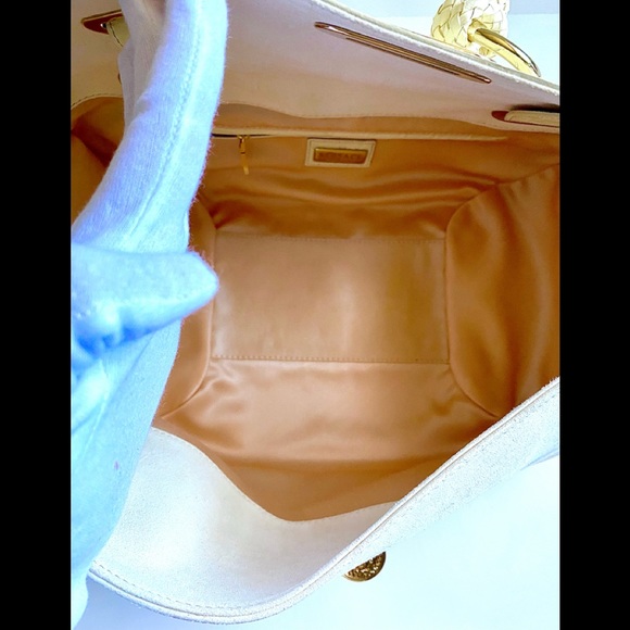 🎊HP🎊Versace Cream Canyon Bag Medium - Picture 7 of 14